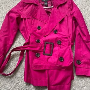 New York & Company Fuchsia light weight Coat very cute!
